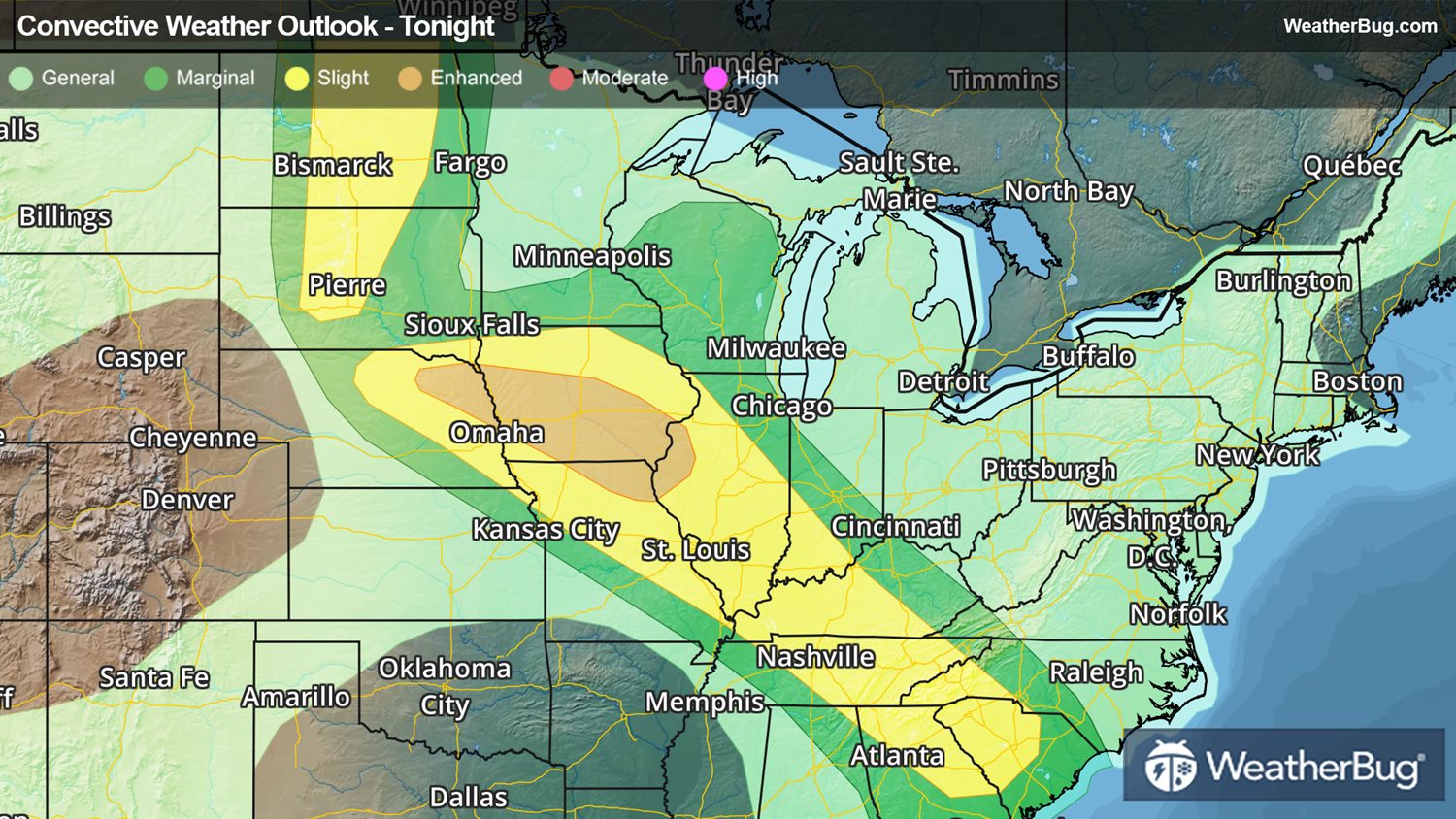 Early-Week Powerful Storms Pepper N. Plains To Southeast U.S ...