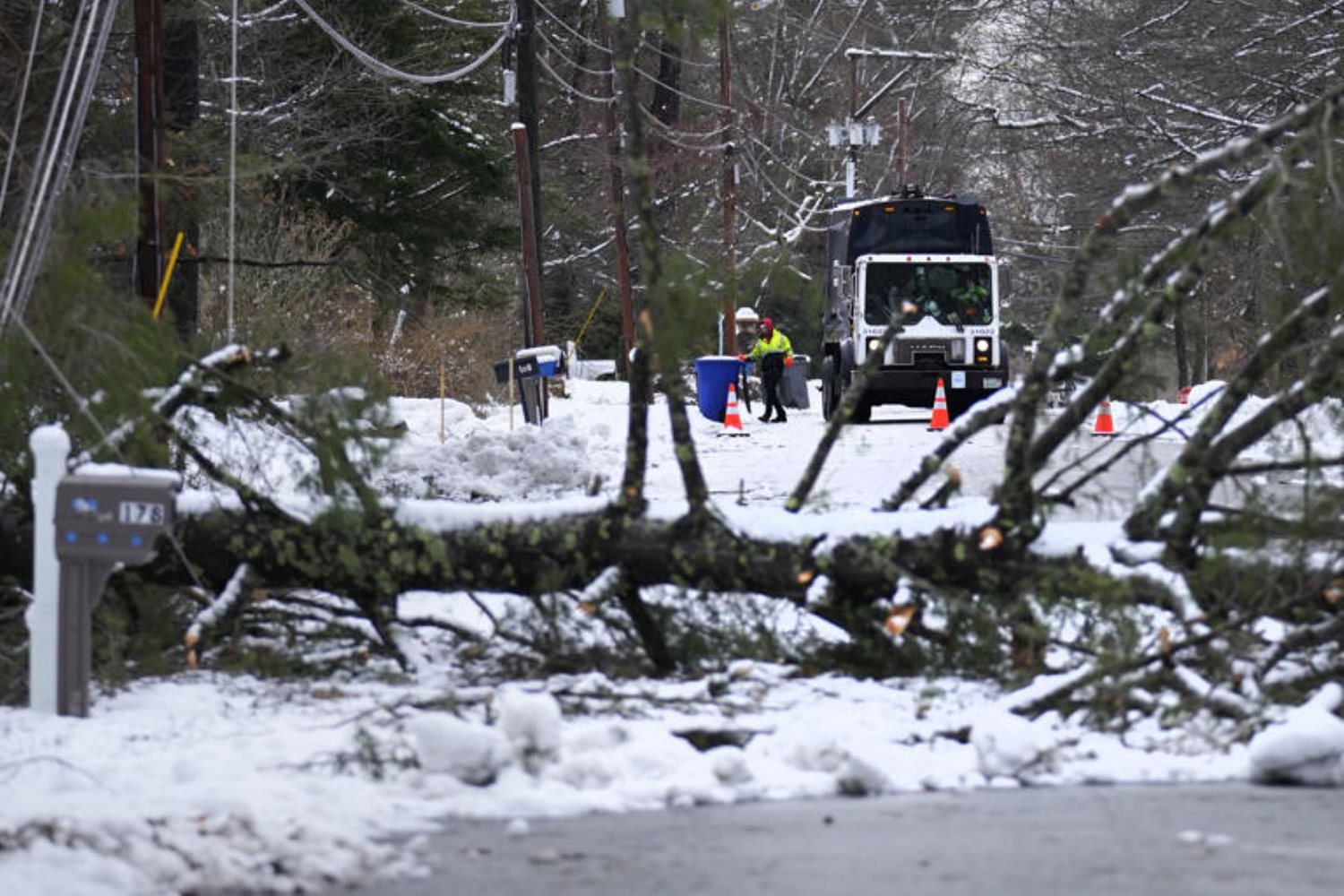 Tens of Thousands Still Without Power Following Powerful Nor'easter in ...