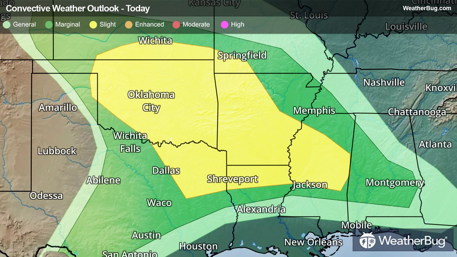 Severe Weather Continues Across Southern Plains | WeatherBug | WeatherBug