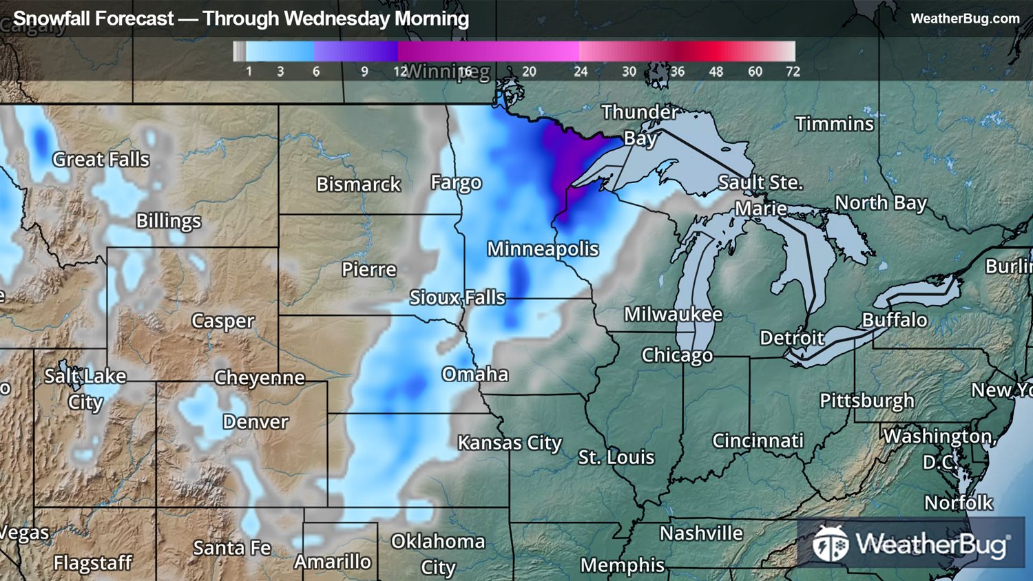 Upper Midwest Braces For More Heavy Snowfall | WeatherBug | WeatherBug
