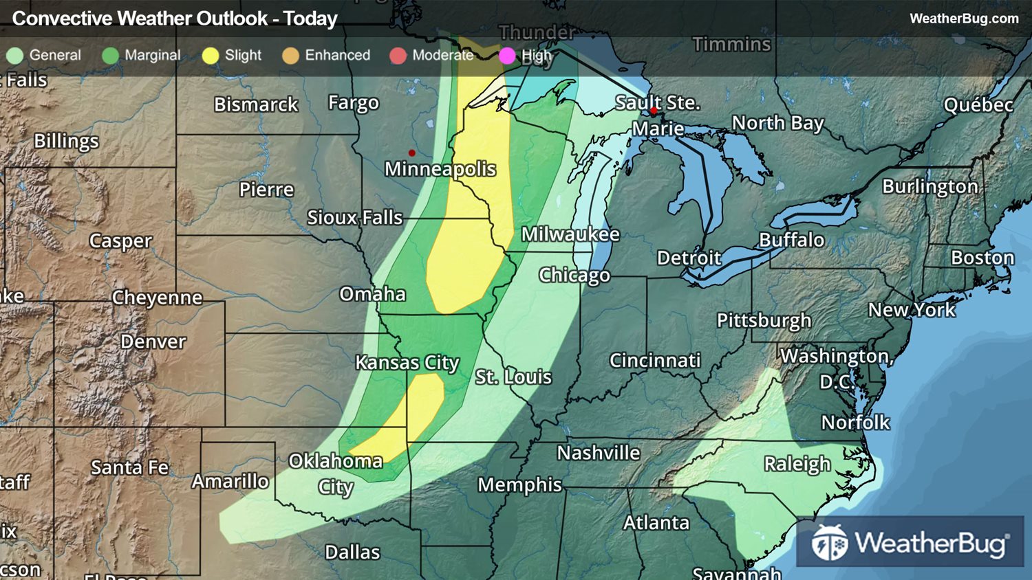 Severe Storms Sweep Across The Nation's Midsection | WeatherBug ...