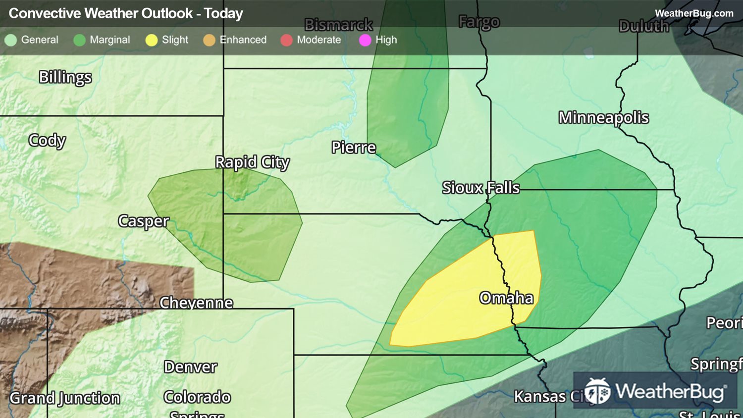 Severe Thunderstorms Fire Across the Plains Today | WeatherBug | WeatherBug