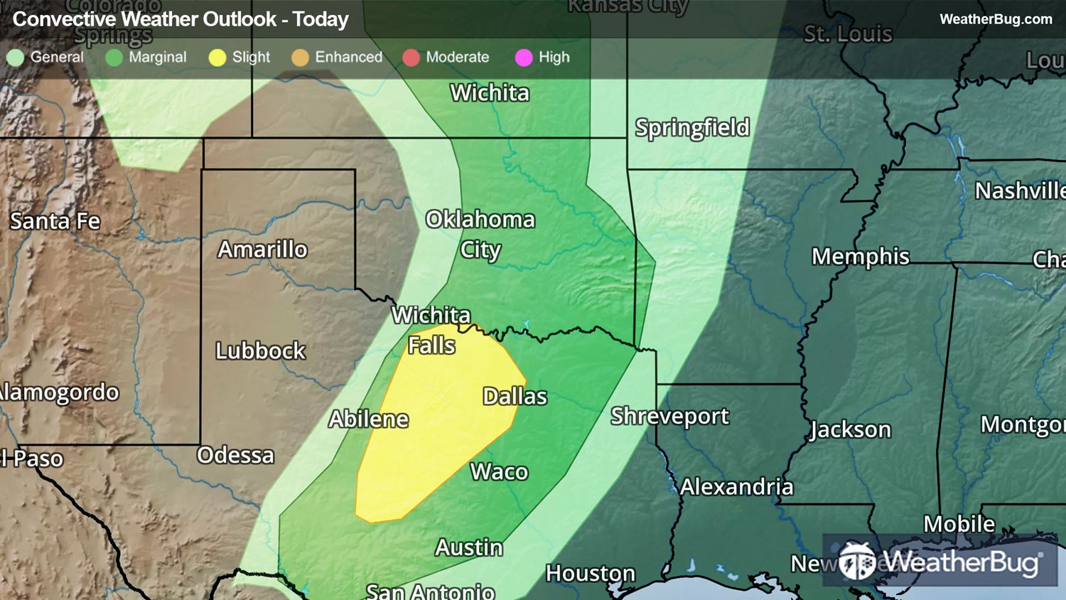 Severe Thunderstorms Rumble Overnight Across Plains | WeatherBug ...